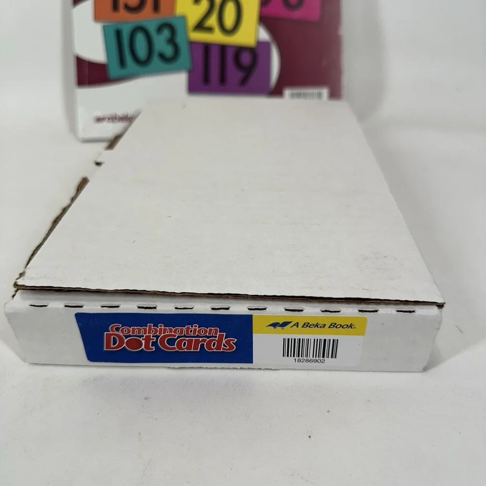 Abeka Combination Dot Cards & Numbers Flashcards Elementary Math  Homeschool